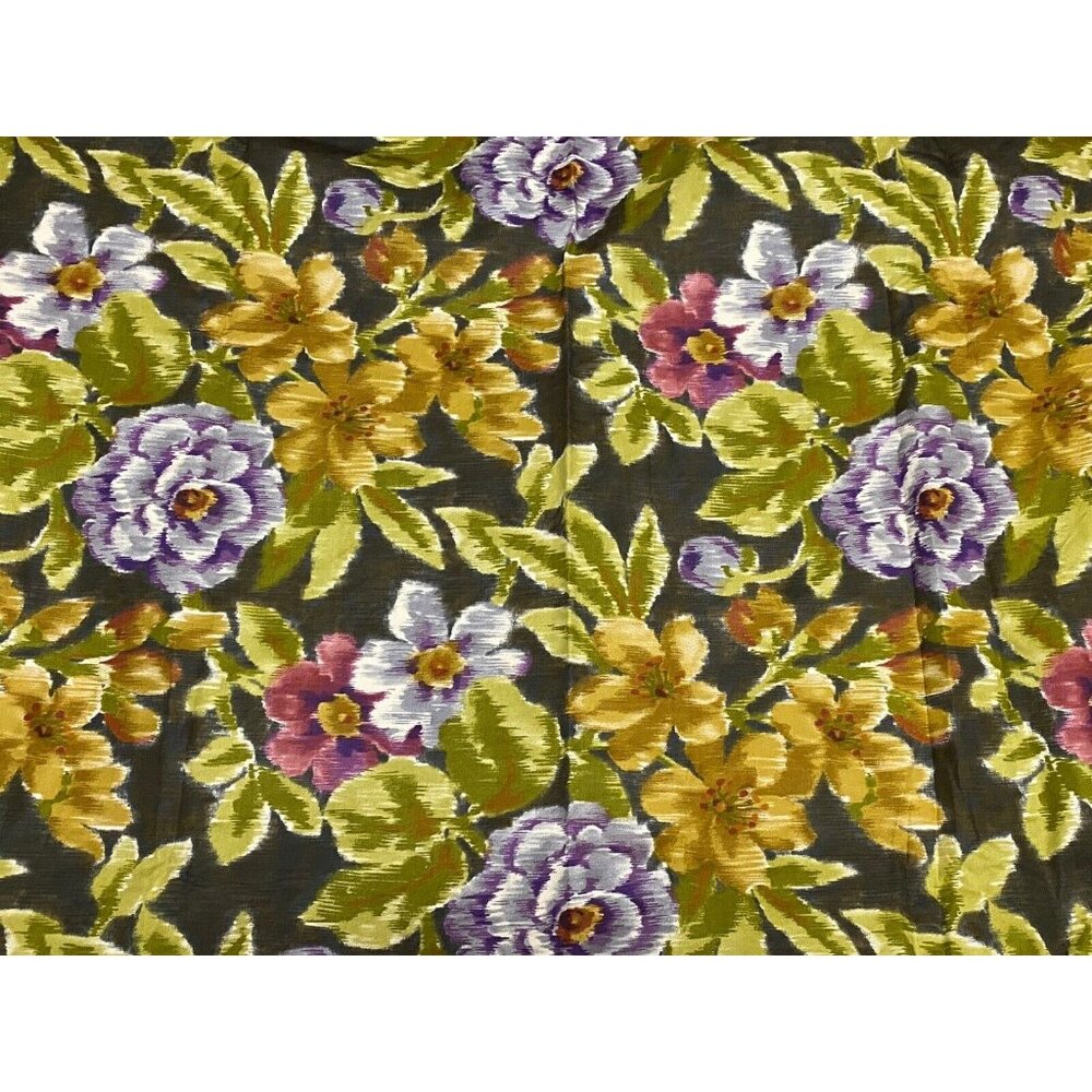 Cuddledown Duvet Cover Shams Set Floral King‎ Organic Cotton Purple